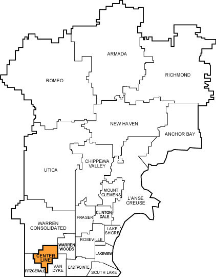 Macomb County District Map