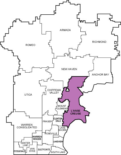 Macomb County District Map