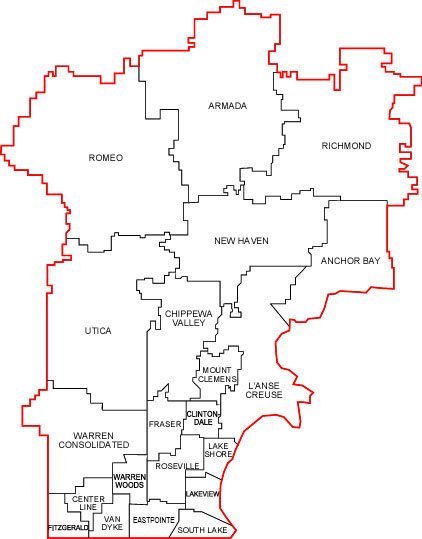 Macomb County District Map