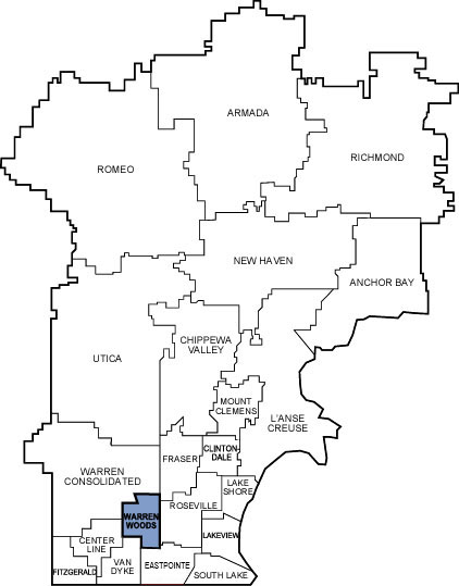 Macomb County District Map