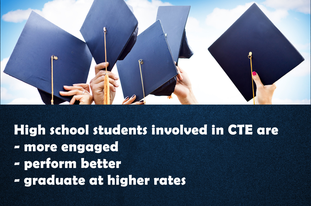 high school cte students more engaged