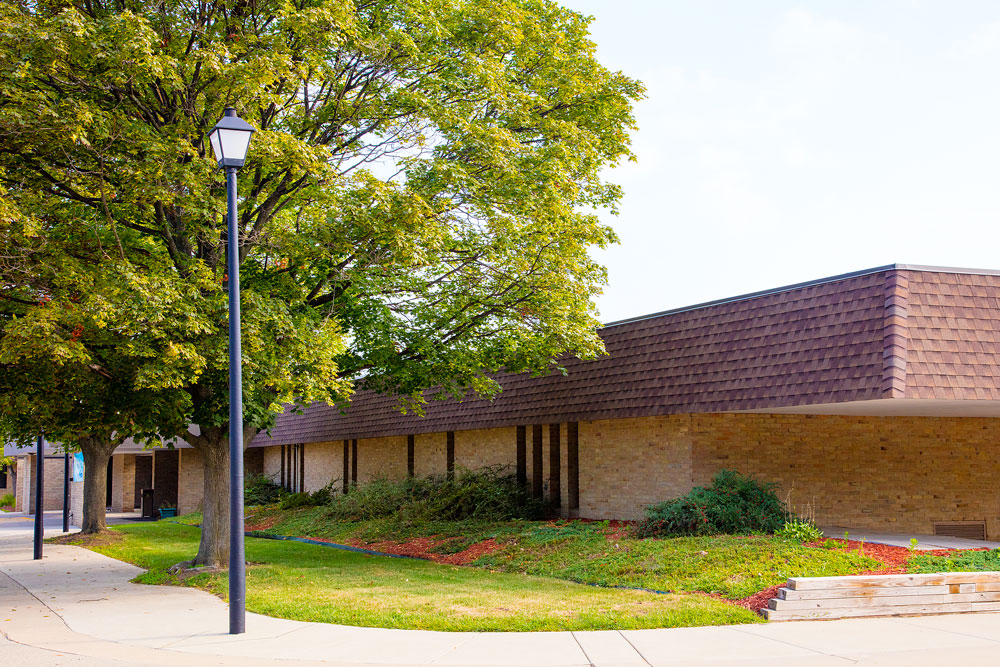 Front side of the school